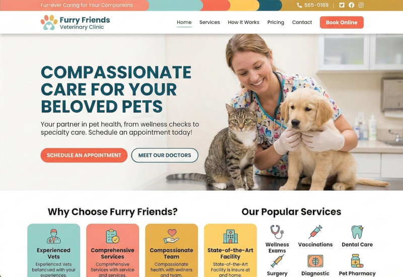 Business website template