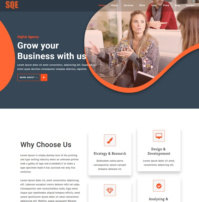 Professional Services Website Template